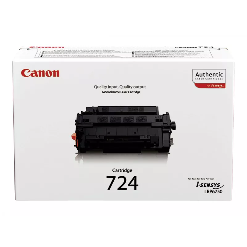 Canon CRG-724 cartucho de tóner, negro, 6000 páginas