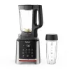 Batidora de vaso Tefal InfinyMix+ BL91HD31 alta velocidad 1600 W negra/acero inoxidable