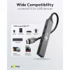 Hub USB Goobay Slim de 4 puertos, USB-C™ a USB-C™/USB-A, USB 3.2 (74459)