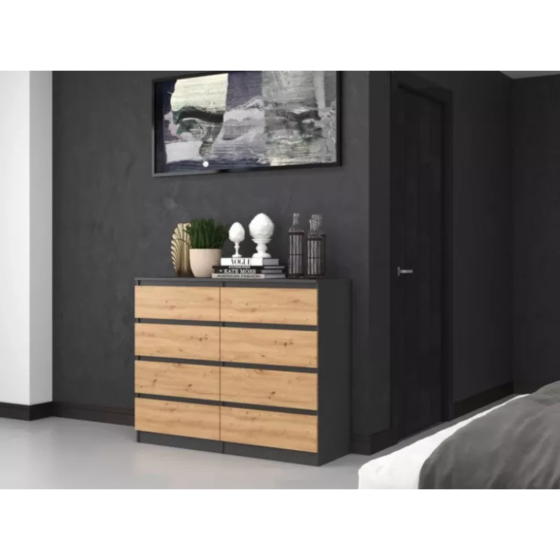 Cómoda Topeshop M8 120 ANT/ART KPL