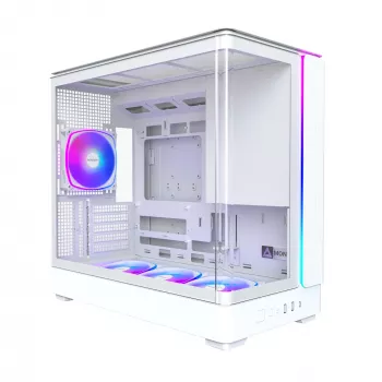 Caja para PC Montech KING 15 PRO blanca — Micro ATX / Mini-ITX, Midi Tower