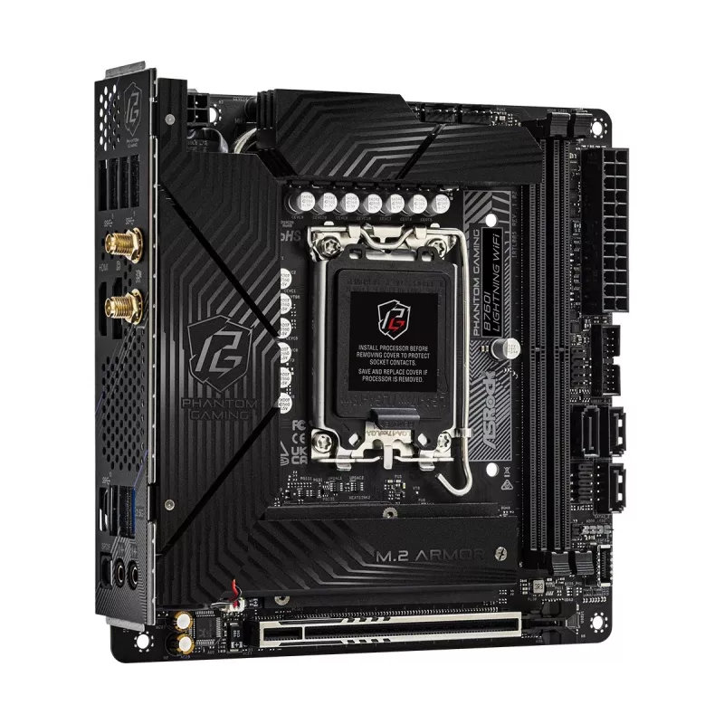 ASRock B760I Lightning WiFi DDR5 Mini-ITX LGA1700 placa base