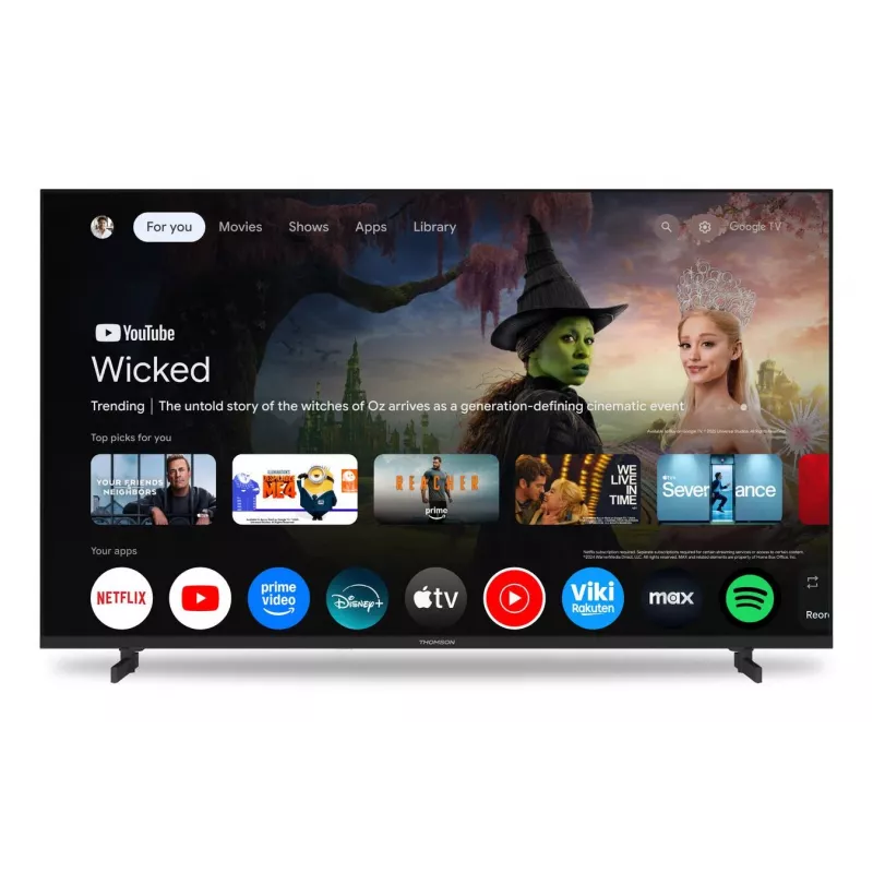 Televisor|THOMSON|43 |4K Ultra HD|3840 x 2160 píxeles|Plano|16:9|LED|43UG4S15