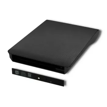 Carcasa para unidad óptica CD/DVD SATA, USB 3.0, 9,5 mm