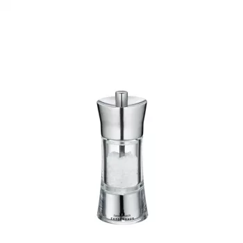 Zassenhaus molinillo de sal Aachen, vidrio acrílico/Inox, 14 cm