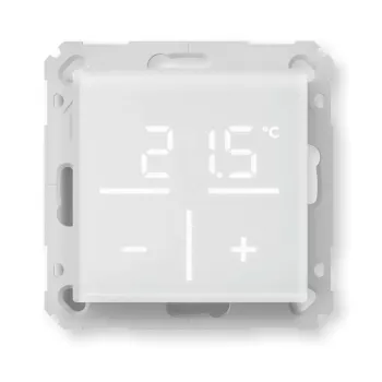 Termostato de pared de cristal Homematic IP Modelo 161458A0 – digital, blanco, 230 V, IP20