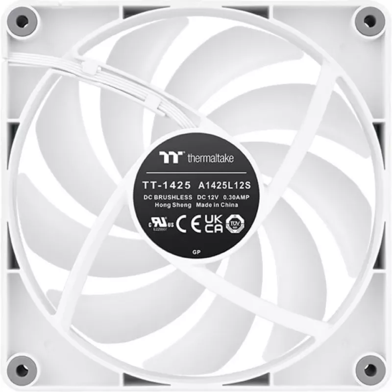Thermaltake CT140 Reverse ARGB 140 mm blanco pack de 2