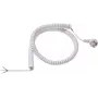 Cable espiral Bachmann H05VV-F 3G1.5mm² L 1,0m blanco AEH/CEE7/7 - fuente de alimentación accesorio