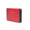 Gembird EE2-U3S-2-R - Disco duro - SATA - 6,35 cm (2.5) - 3.0 - rojo - aluminio (EE2-U3S-2-R)