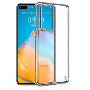 Funda de silicona Tellur para Huawei P40, transparente