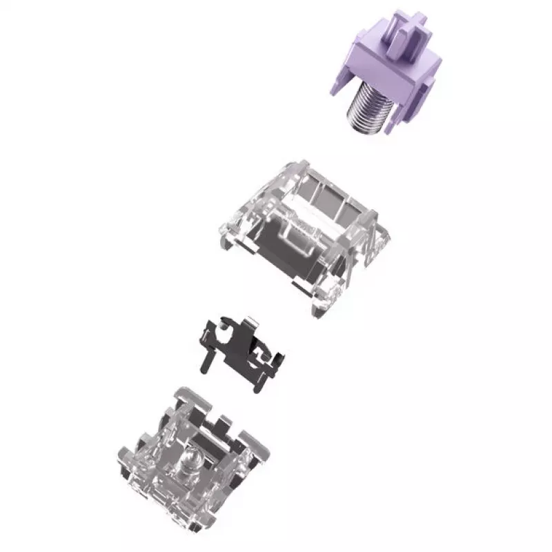Interruptores mecánicos para teclado GLORIOUS Mako Ultralight 5-Pin MX-Stem 40g táctil prelubricado, 110 uds.