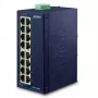 PLANET ISW-1600T switch de red no gestionado Fast Ethernet (10/100) azul