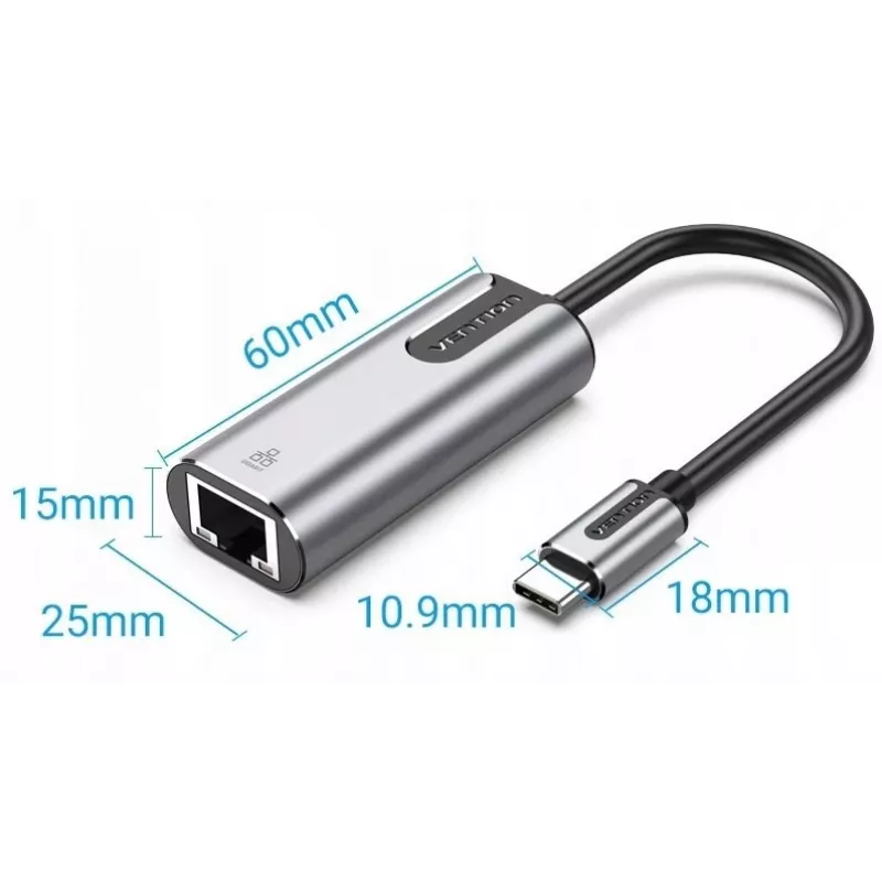 Vention adaptador USB-C Gigabit Ethernet