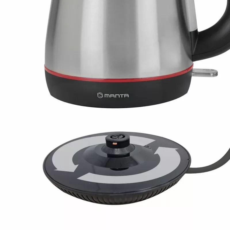 Hervidor MANTA 1,7L 2200W acero inoxidable