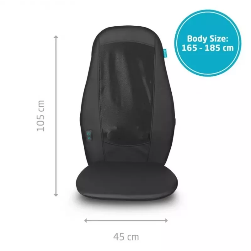 Cojín masajeador Ecomed MC-15E negro 24 W