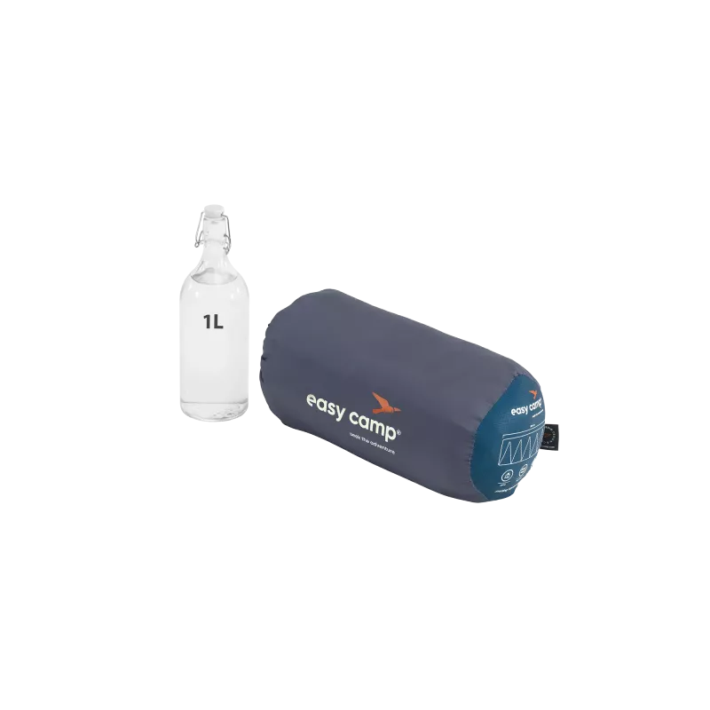 Easy Camp Starling Square saco de dormir, 10 °C, azul, cremallera en L unidireccional