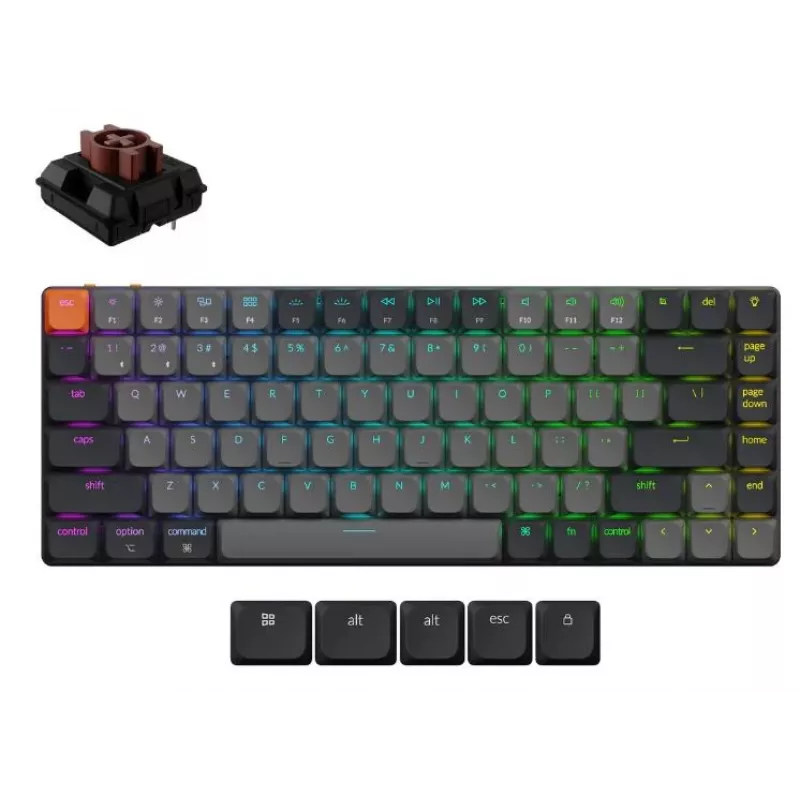 Teclado inalámbrico K3 RGB/negro K3X-B3 Keychron