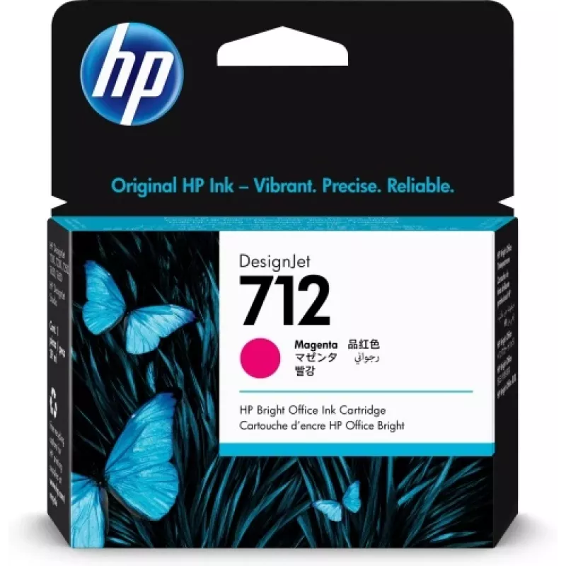 Cartucho de tinta HP 712 (3ED68A), magenta (SPEC)