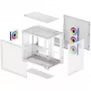 Carcasa de PC DeepCool CG530 4F WH Midi Tower blanca