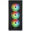 Caja de PC Sharkoon TG6M RGB Torre Negra