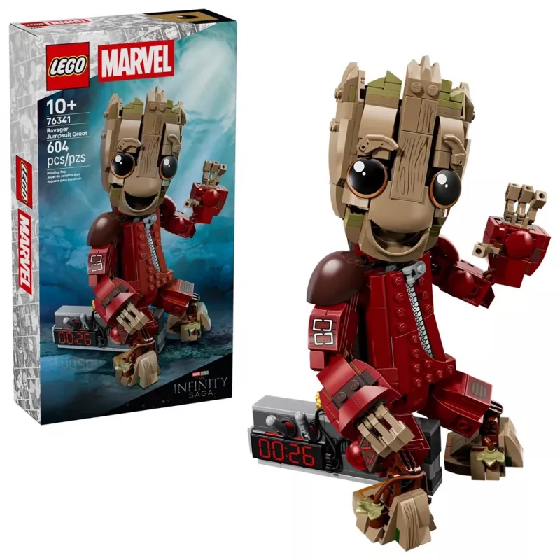 LEGO MARVEL 76341 Groot con traje de Ravager