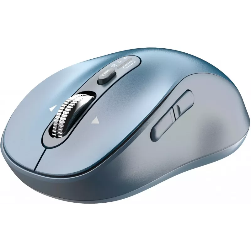 Ratón inalámbrico YENKEE YMS2010BE de doble modo ergonómico, receptor USB 2,4 GHz + Bluetooth 5.1, DPI de 4 niveles 1000–3200, 6 botones
