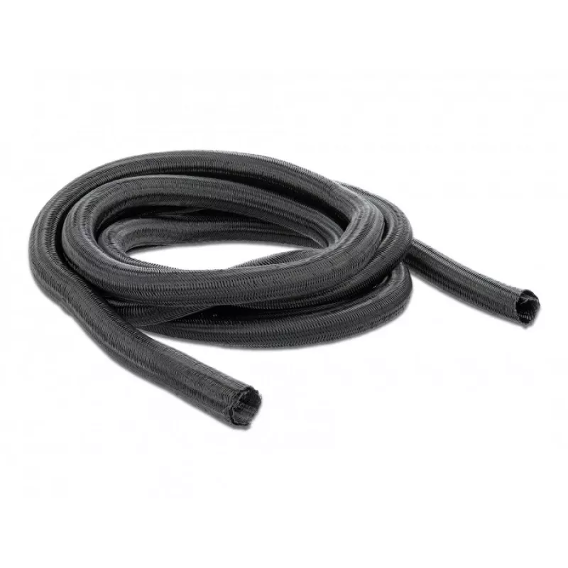 Funda trenzada para cables DeLOCK 18921 10 m x 9 mm negro