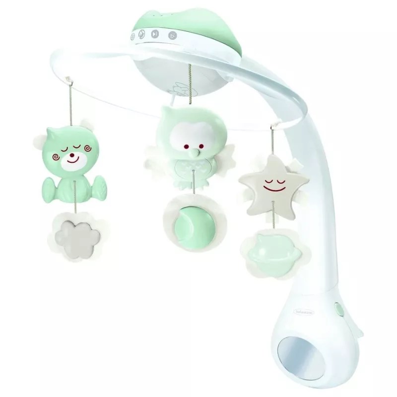 Juguete musical B-kids Musix Box 3en1 Verde – caja de música interactiva 3 en 1 para bebés con luces y botones