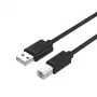 UNITEK Y-C421GBK cable USB 5 m USB 2.0 USB A USB B negro