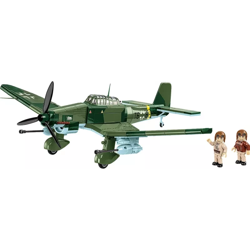 Set de construcción Cobi Blocks Junkers JU 87G-2 Stuka 571 piezas maqueta