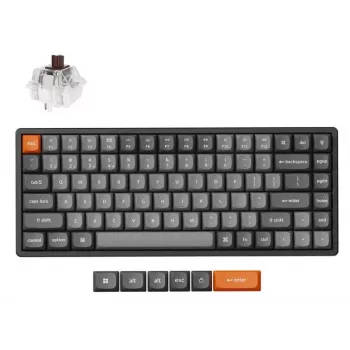 Teclado Keychron K2 Max Universal RF Wireless QWERTY Inglés Negro Gris 75 % Mecánico