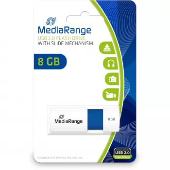 Unidad flash USB MediaRange 8 GB USB Type-A 2.0 MR971