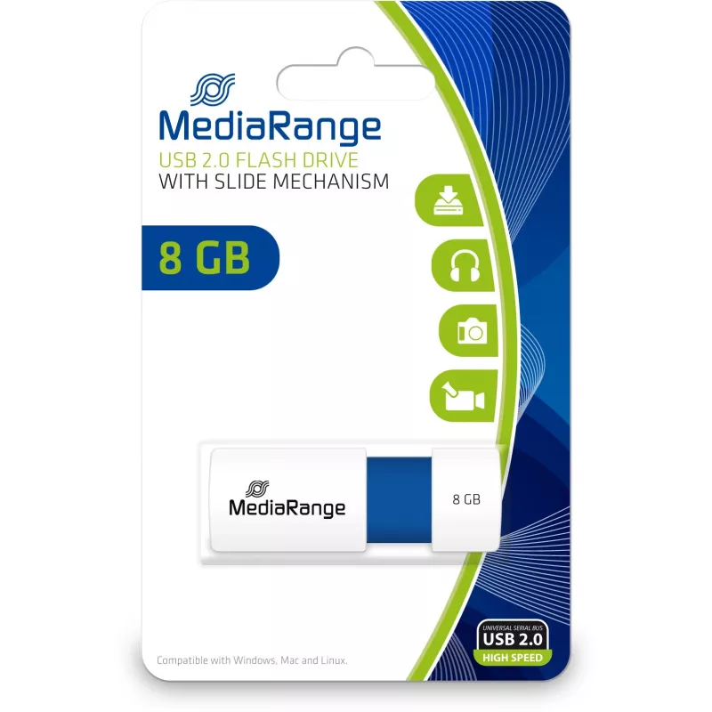 Unidad flash USB MediaRange 8 GB USB Type-A 2.0 MR971