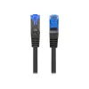 Cable de red LANBERG PCF6A-10CC-0100-BK — Cat6a S/FTP, 1 m, RJ-45, negro