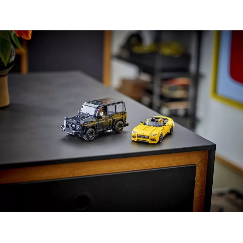 LEGO Speed Champions Mercedes-AMG G 63 y Mercedes-AMG SL 63 76924, Multi