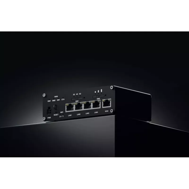 Router inalámbrico Teltonika RUTC50 Gigabit Ethernet Dual-Band (2,4 GHz / 5 GHz) 5G negro