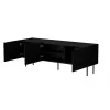 Mueble TV Cama LUCCA 3D 165x40x59 negro