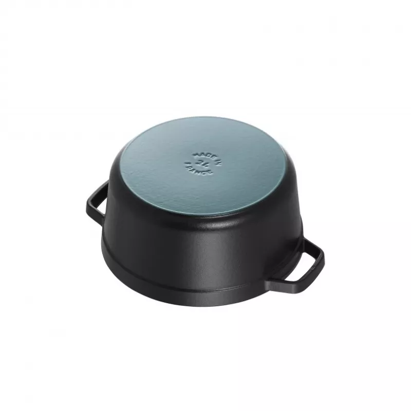 Staub La Cocotte 20 cm redonda, negra, hierro fundido (40509-487-0)