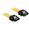 Cable SATA conector macho/conector macho 0,7 m DeLOCK 82813 amarillo