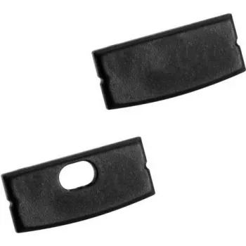 Tapas terminales para perfil en U 20 mm EUROLITE 51210971 negro