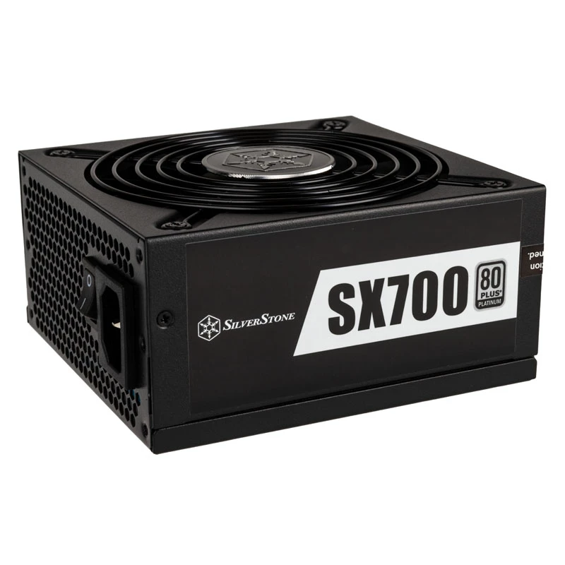 SilverStone SFX Series SX700-LPT - V1.1 - Fuente de alimentación (interna) - ATX12V 2.4/ EPS12V / SFX-L - 80 PLUS Platinum - AC 120/230 V - 700 Watt - PFC activo - Negra