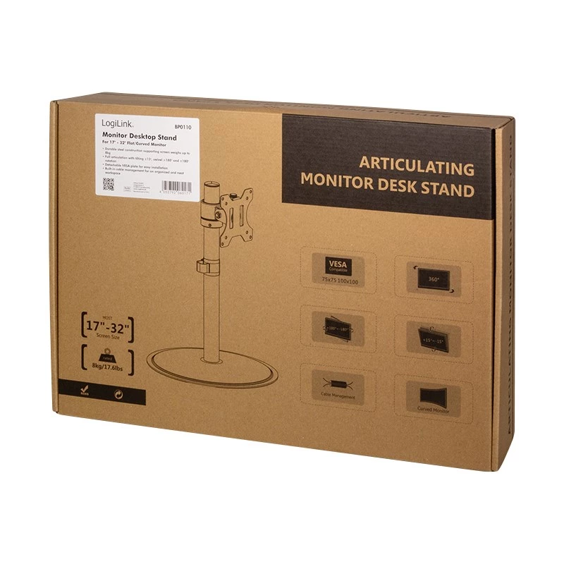 Soporte de monitor LogiLink BP0110 81,3 cm (32
