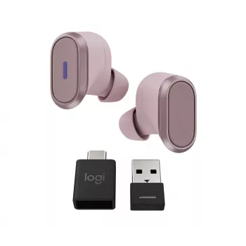 Logitech Zone True Wireless, Auriculares in-ear, ANC, Rosé, rosa, In-ear, Bluetooth, 985-001090