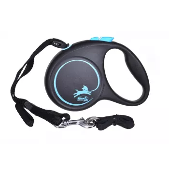 Correa Flexi Black Design S 5 m para perro con mecanismo retráctil