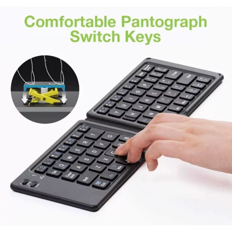 Teclado inalámbrico plegable Bluetooth 3.0