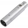 Adaptador XLR Omnitronic macho de 3 polos a hembra de 5 polos, modelo 30226575
