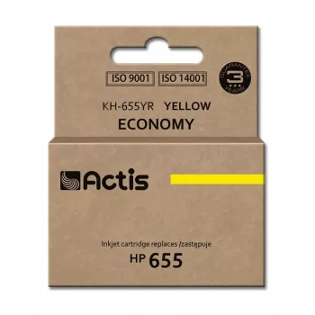 Tinta Actis KH-655YR (sustituto de HP 655 CZ112AE; estándar; 12 ml; amarillo)