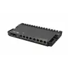 Router por cable MikroTik RB5009UG+S+IN — 1x RJ-45, 7x Gigabit cobre, 1x SFP+, PoE, DC, interfaz 2,5GbE, negro