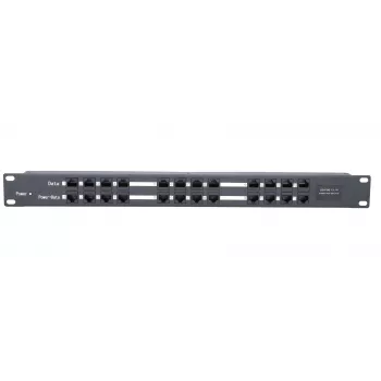 Inyector PoE Extralink 12 puertos 12x 100Mb/s RJ45, rack