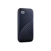 WD My Passport SSD WDBAGF0020BBL - SSD - cifrada - 2 TB - externa (portátil) - USB 3.2 Gen 2 (conector USB-C) - AES de 256 bits - azul medianoche